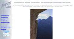 Desktop Screenshot of alpinrouten.de